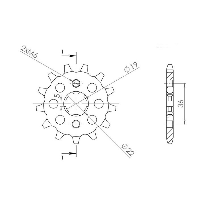 SGR PINION S AC P520-D13 AEON THUNDERBIKE 300 05/06