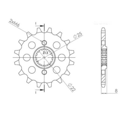 PINON SGR S AC P520-D13 HONDA CR R 125 87-07