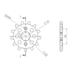 PINON SGR AC P520-D13 HONDA TRX EX SPORTRAX 300 99-09