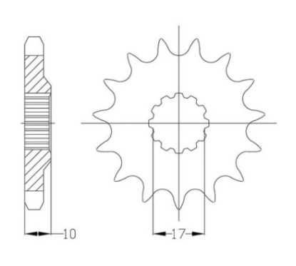 PINON SGR S AC P520-D13 HUSQVARNA CR 125 00-13