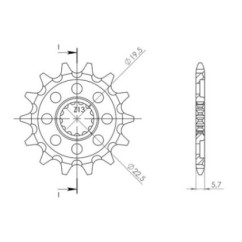 PINON SGR S AC P520-D13 HUSQVARNA TC 4T 250 09 13