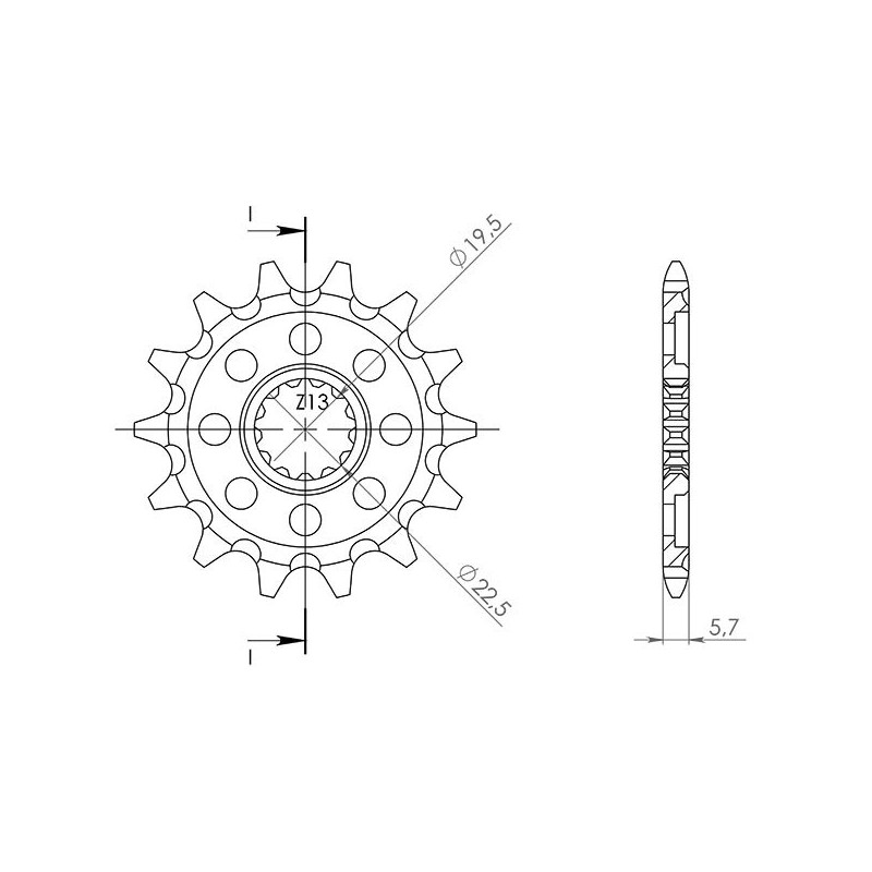 PINON SGR S AC P520-D13 HUSQVARNA TC 4T 250 09 13