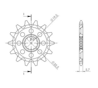 PINON SGR S AC P520-D13 HUSQVARNA TC 4T 250 09 13