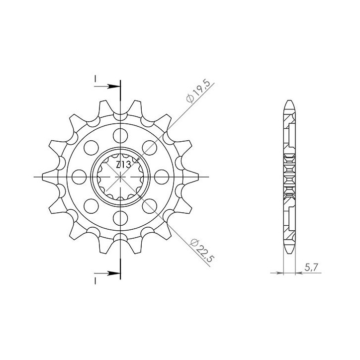 PINON SGR S AC P520-D13 HUSQVARNA TC 4T 250 09/13