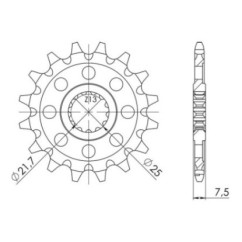 PINON SGR S AC P520-D13 KAWASAKI KLX R 450 05-06