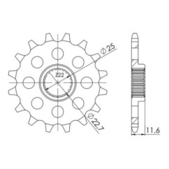 PINON SGR S AC P520-D13 POLARIS SCRAMBLER 2X4 500 00 03