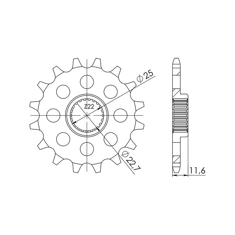 PINON SGR S AC P520-D13 POLARIS SCRAMBLER 2X4 500 00 03