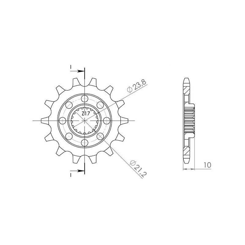 PINON SGR S AC P520-D13 SUZUKI RMZ 4T 450 13-23