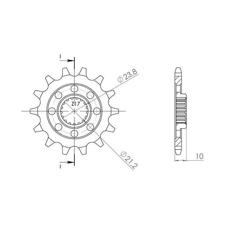 PINON SGR S AC P520-D13 SUZUKI RMZ 4T 450 13-23