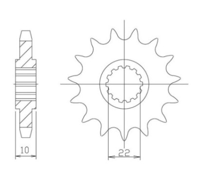 SGR PIGNON S AC P520-D13 TM EN ENDURO 2T 250 05-09