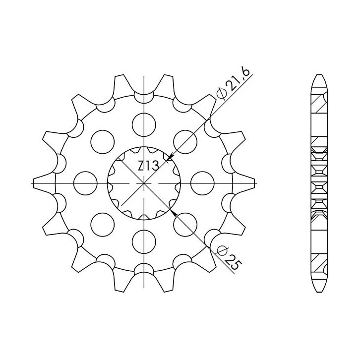 PINON SGR S AC P520-D14 FANTIC XX CROSS 2T 250 21-23