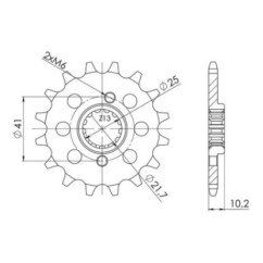 PINON SGR S AC P520-D14 HONDA FMX 650 05 07