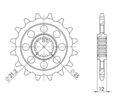 PINON SGR S AC P520-D14 HUSABERG FE 501 96-02