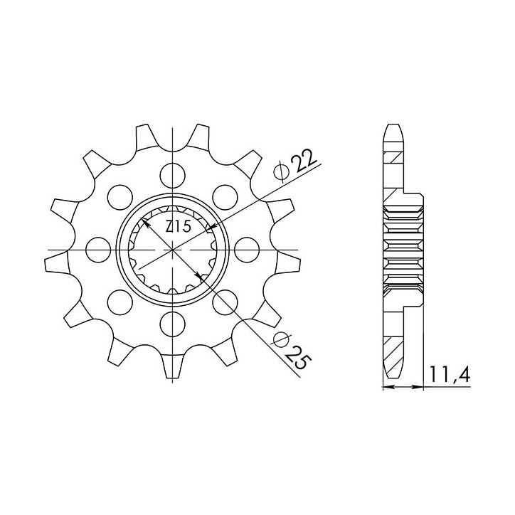 PINON SGR S AC P520-D14 KTM SMR 4T 560 06/07