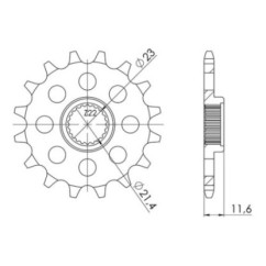 PINON SGR S AC P520-D14 YAMAHA TT R 250 99-07