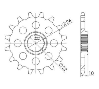 PINON SGR S AC P520-D15 APRILIA ETX 350 85 92