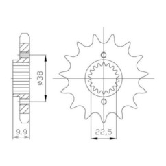 PINON SGR S AC P520-D15 BMW GX 450 08 12