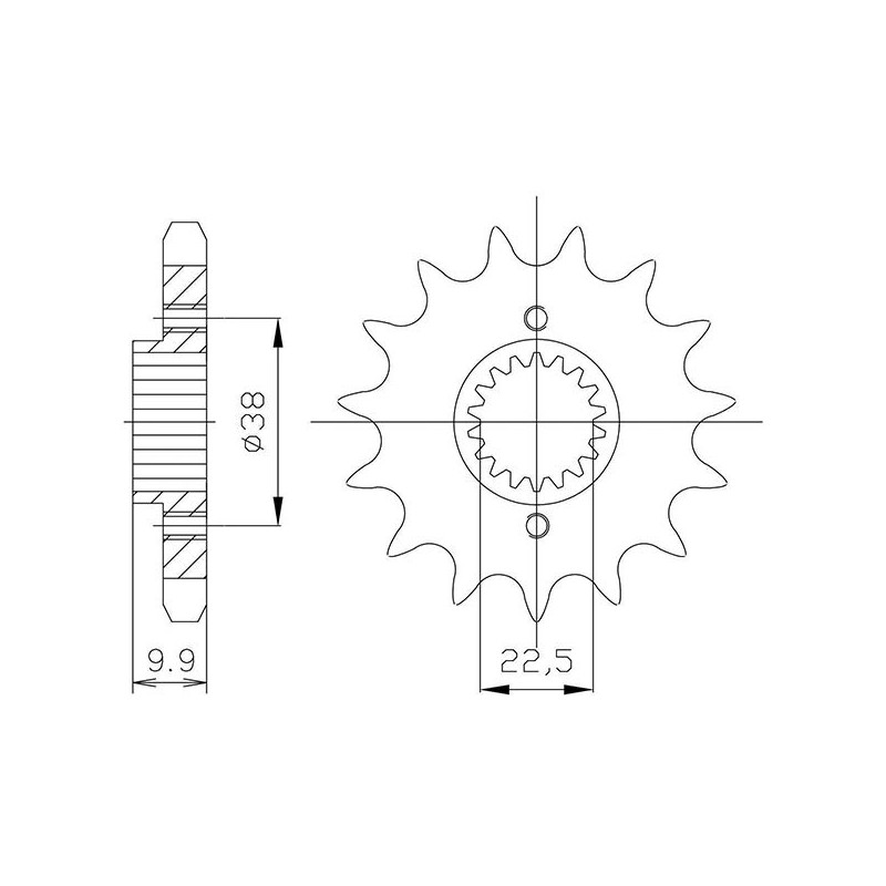 SGR PINION S AC P520-D15 BMW GX 450 08 12