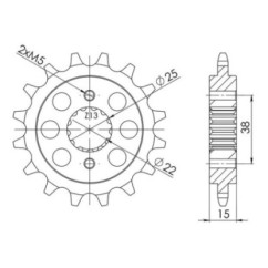 PINON SGR S AC P520-D15 DUCATI 907 IE 907 91 92