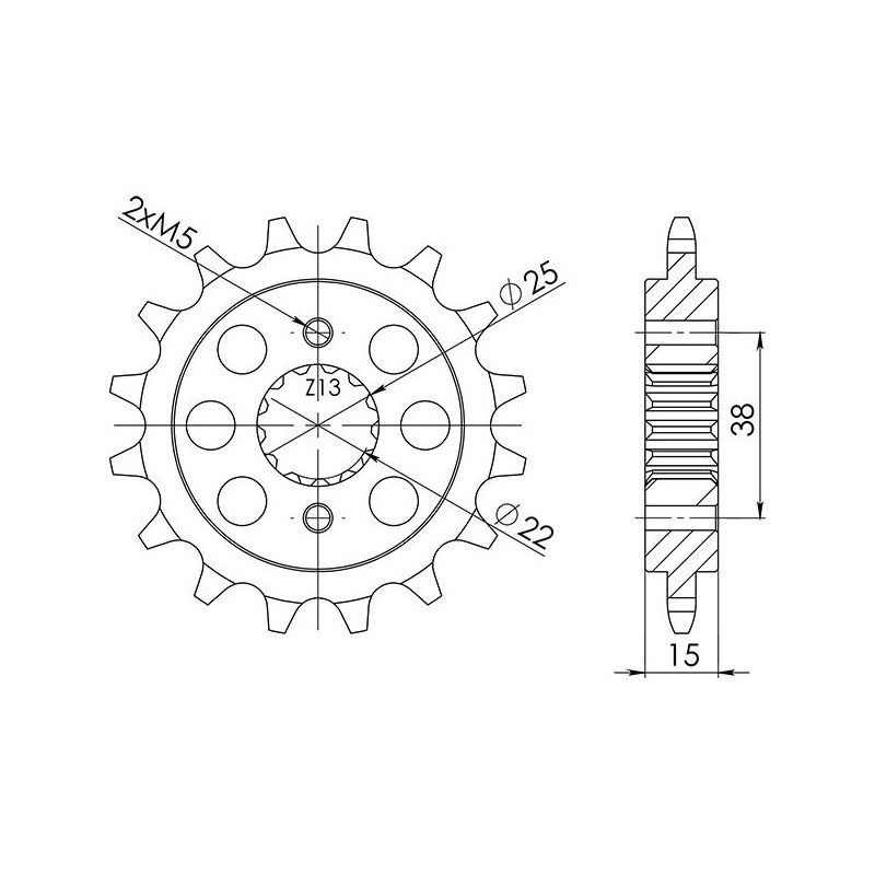 PINON SGR S AC P520-D15 DUCATI 907 IE 907 91 92