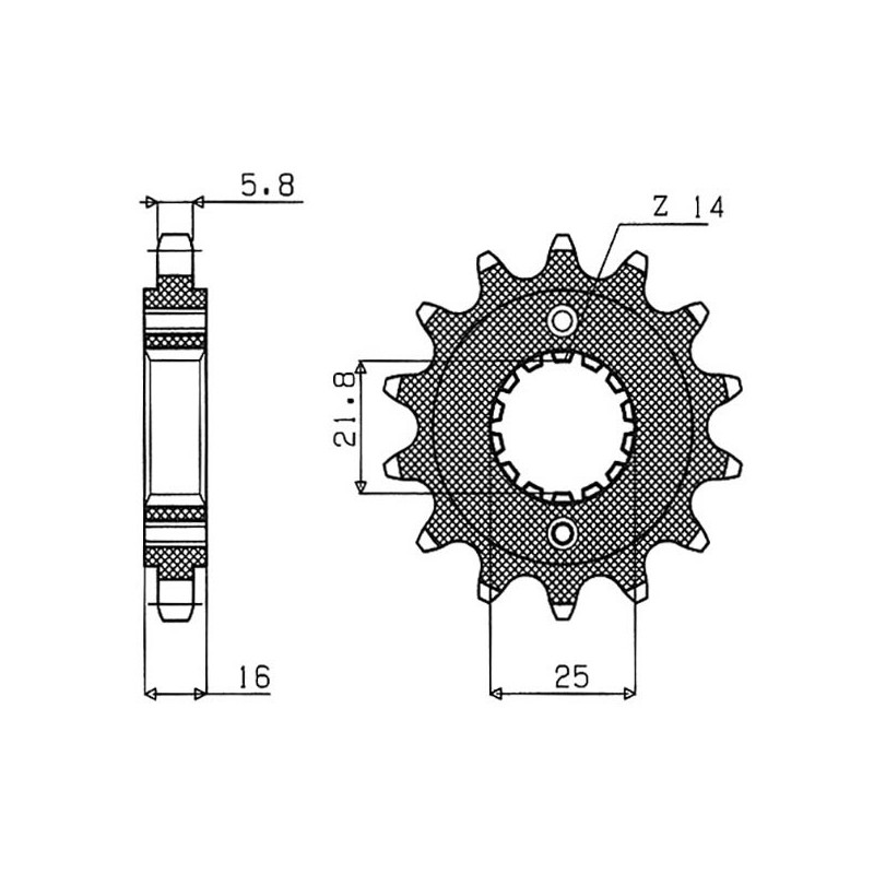 PINON SGR S AC P520-D15 DUCATI MONSTER IE 900 00 02