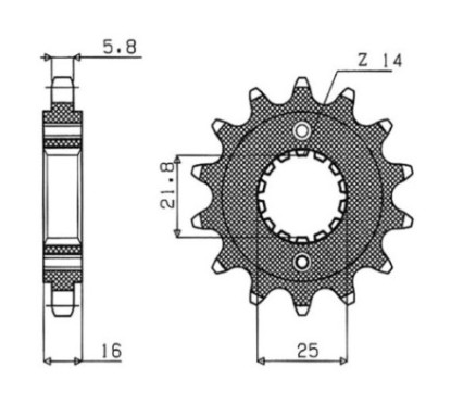 PINON SGR S AC P520-D15 DUCATI MONSTER IE 900 00 02