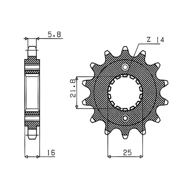 PINON SGR S AC P520-D15 DUCATI MONSTER IE 900 00/02