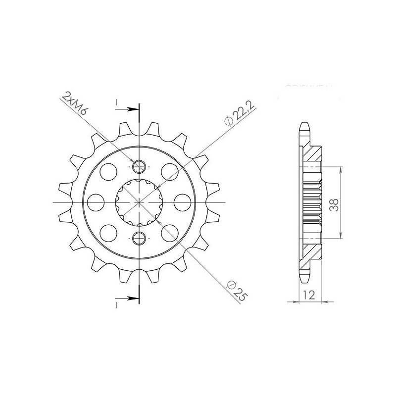 PINON SGR S AC P520-D15 DUCATI PASO 750 87-88