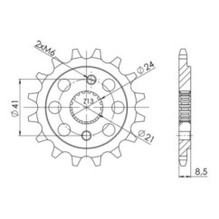 PINON SGR S AC P520-D15 HONDA TRX EX SPORTRAX 400 99 03