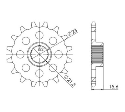 SGR PIGNON S AC P520-D15 YAMAHA TT E 600 94 01