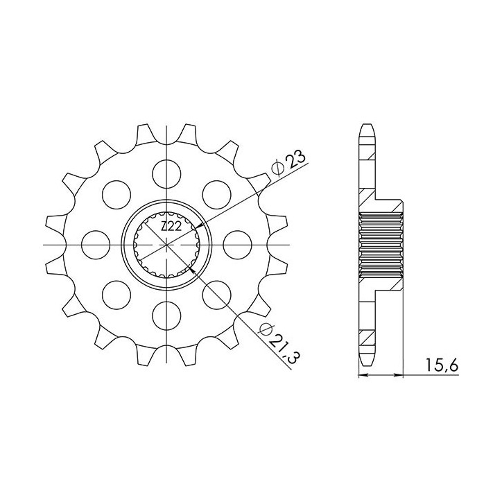 PINON SGR S AC P520-D15 YAMAHA TT E 600 94/01