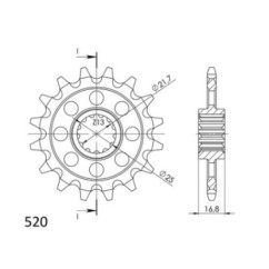 PINON SGR S AC P520-D16 HONDA CTX ABS DCT 700 14 16