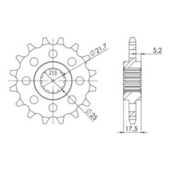 PINON SGR S AC P525-D15 HONDA CB 500 94 03