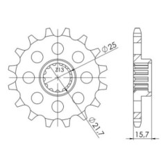 PINON SGR AC P525-D15 KAWASAKI NINJA ZX-6R 00-01