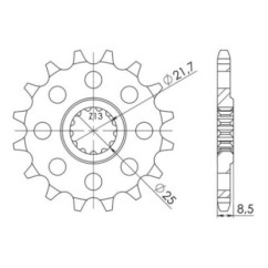 PINON SGR S AC P525-D15 KAWASAKI Z RS CAFE 900 18-20