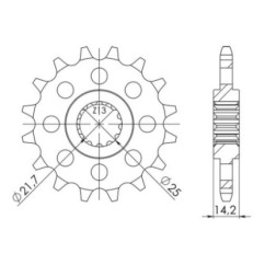 PINON SGR S AC P525-D15 KAWASAKI ZR C D ZEPHYR 750 95 99