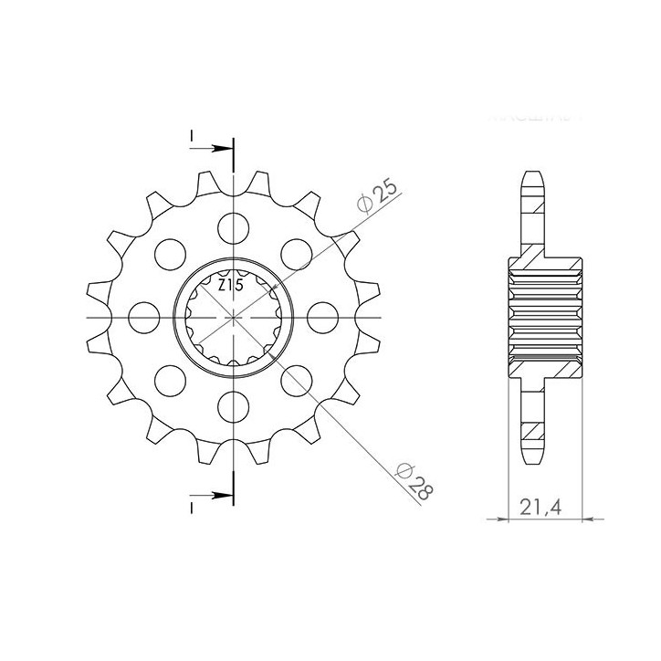 SGR PIGNONE S AC P525-D16 APRILIA DORSODURO FACTORY/ABS 750 10/13