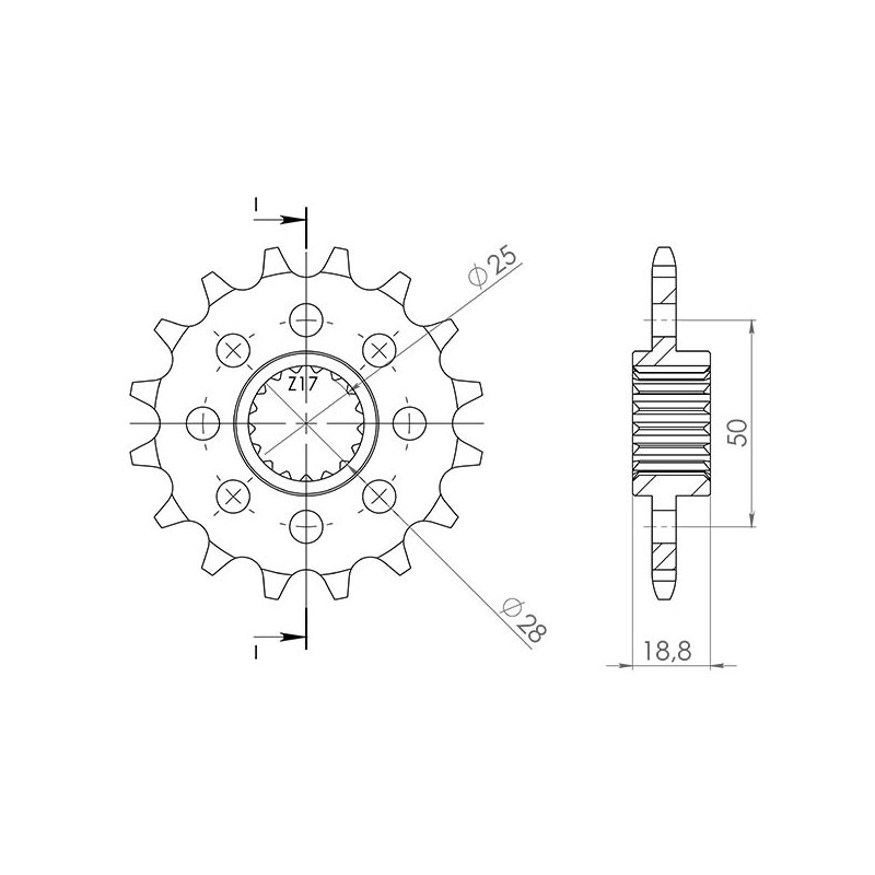 SGR RITZEL S AC P525-D16 APRILIA RSV4 FABRIK E4 E5 1100 21-24