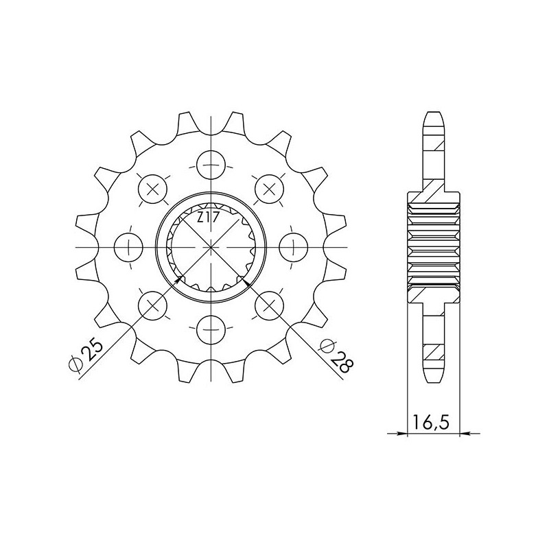 PINON SGR AC P525-D16 KTM ADVENTURE 990 11-12