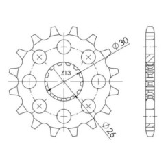 SGR Ritzel S AC P525-D18 TRIUMPH SPEEDMASTER 865 05 14