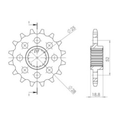 PINON SGR S AC P525-D20 BMW FR 800 09 14