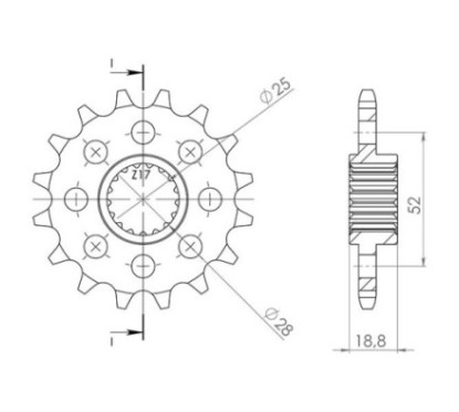 PINON SGR S AC P525-D20 BMW FR 800 09 14