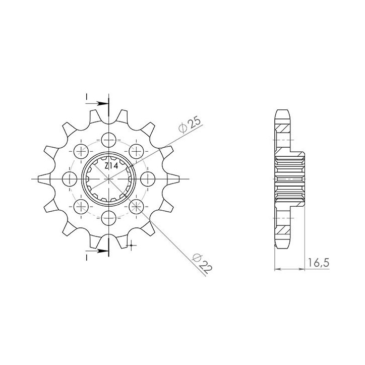 PINON SGR S AC P530-D15 DUCATI MULTISTRADA 1200/S 13-14