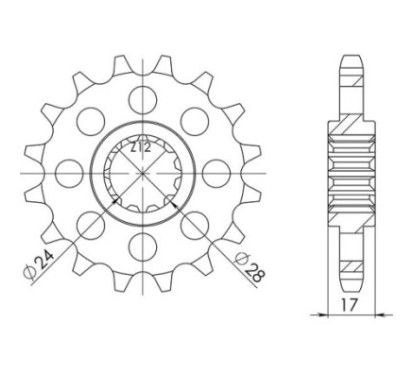 PINON SGR S AC P530-D15 HONDA CBR F 600 91 94