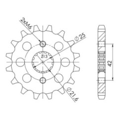 PINON SGR S AC P530-D15 SUZUKI GSF BANDIT 1200 96-06