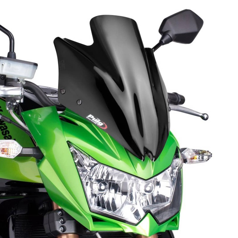 PUIG NAKED SCREEN NG SPORT KAWASAKI Z750 07-12 SCHWARZ