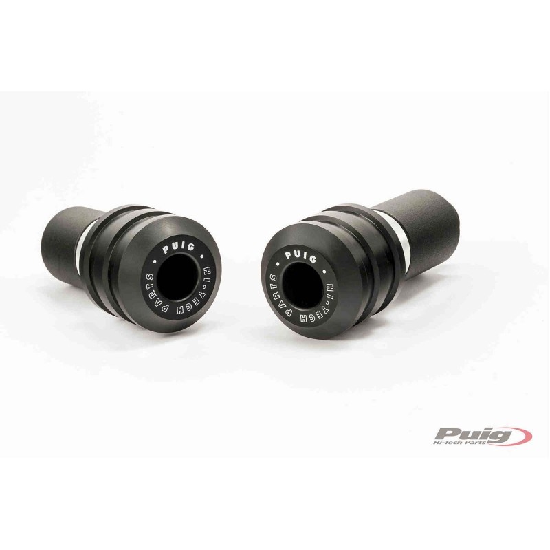 PUIG TAMPONI PARATELAIO MODELLO VINTAGE PER TRIUMPH SPEED TWIN ANNO 19-23 COLORE NERO.