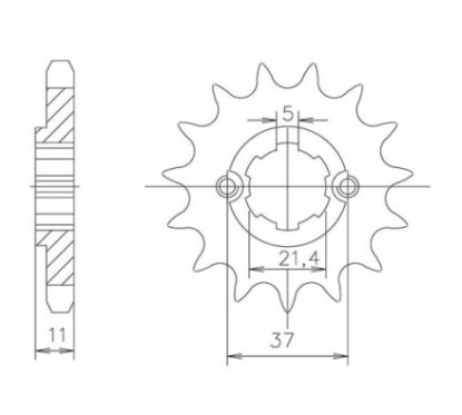 SGR Kettenrad S+2 AC P520-D17 E-TON CXL YUKON II 4T 150 02 10