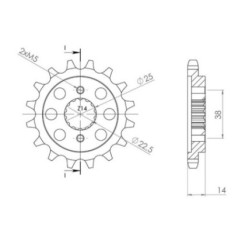 PINON SGR S+2 AC P530-D15 CAGIVA ELEFANT IE 900 89 90