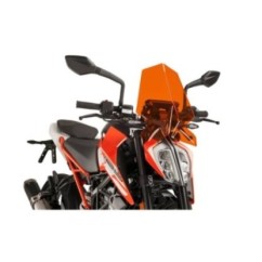 PUIG NAKED SCREEN NG SPORT KTM 125 DUKE 17-23 ORANGE